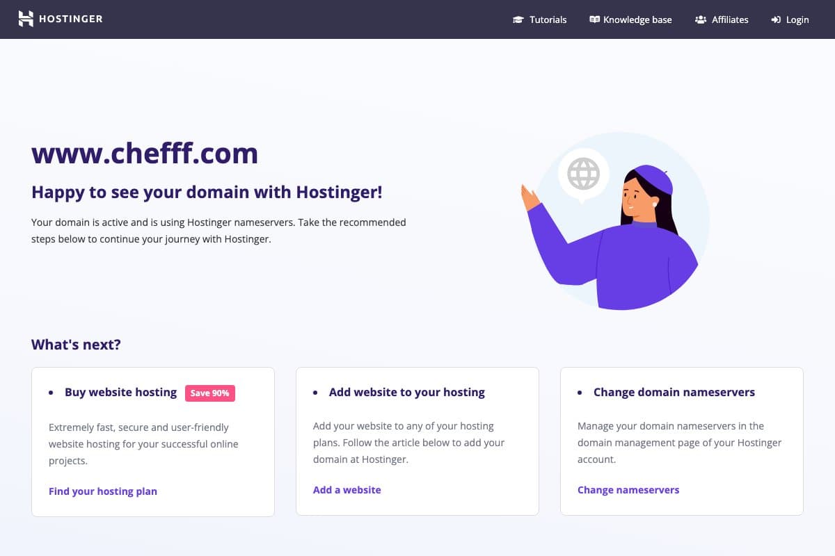 Chefff homepage interface - marketing tool review