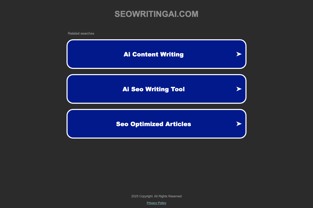 Seowriting AI screenshot