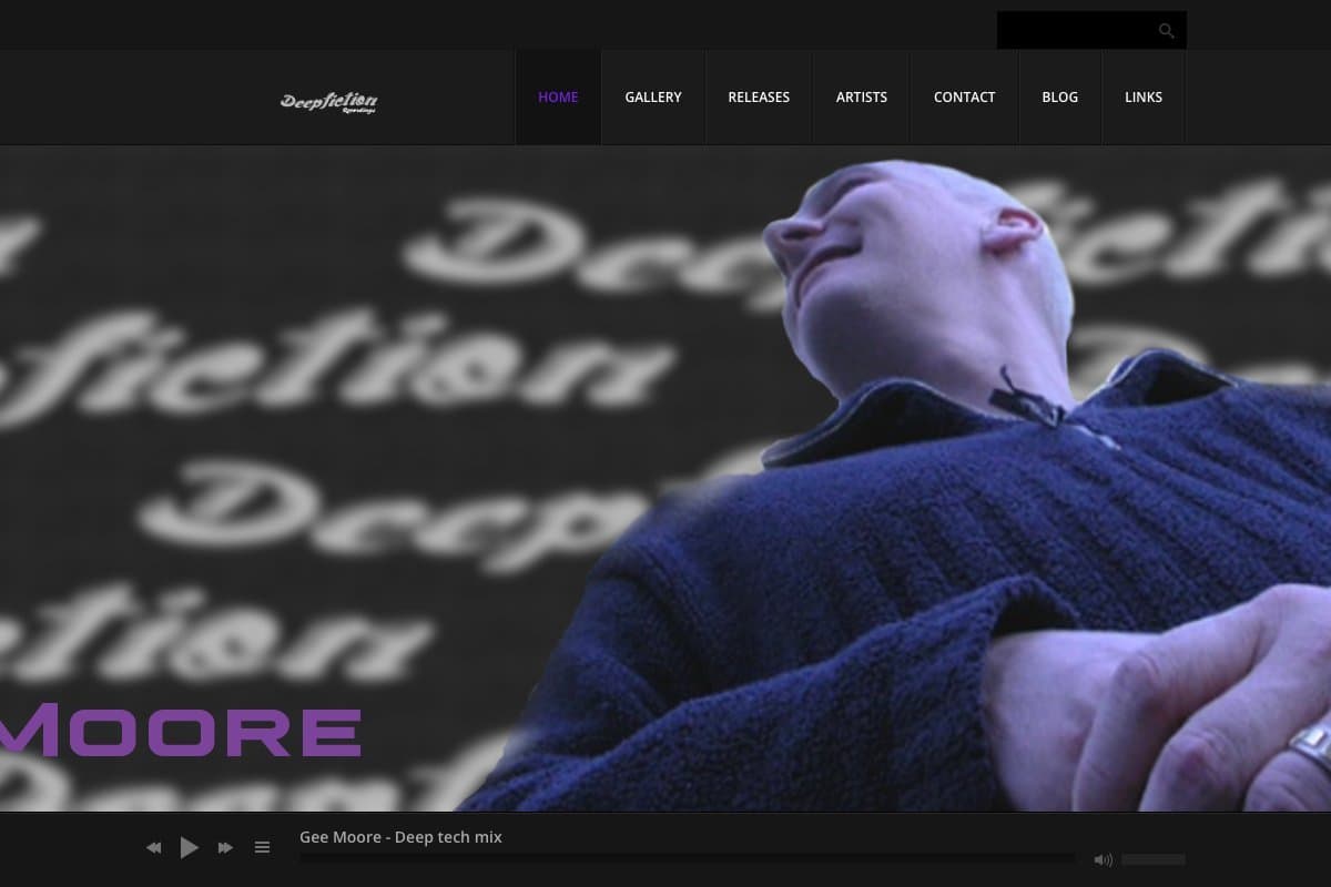 DeepFiction homepage interface - marketing tool review