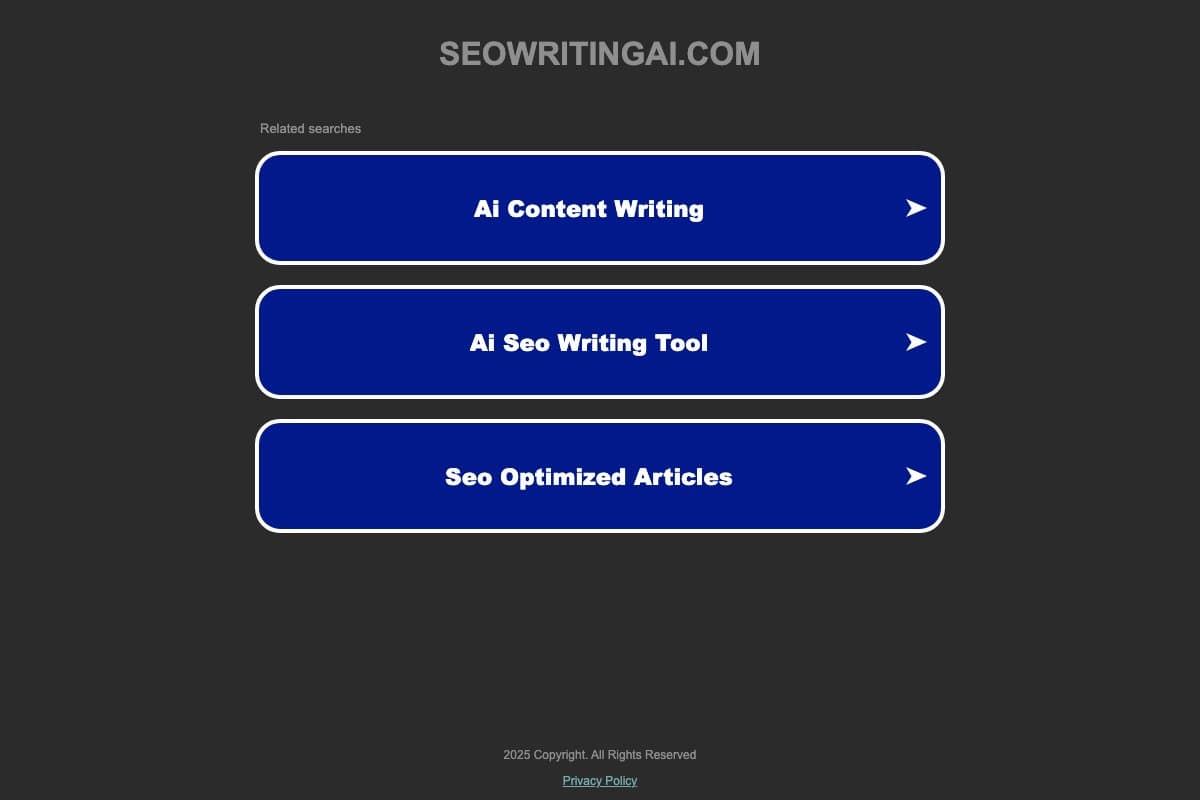 Seowriting AI screenshot