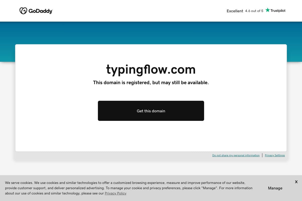 Typingflow screenshot