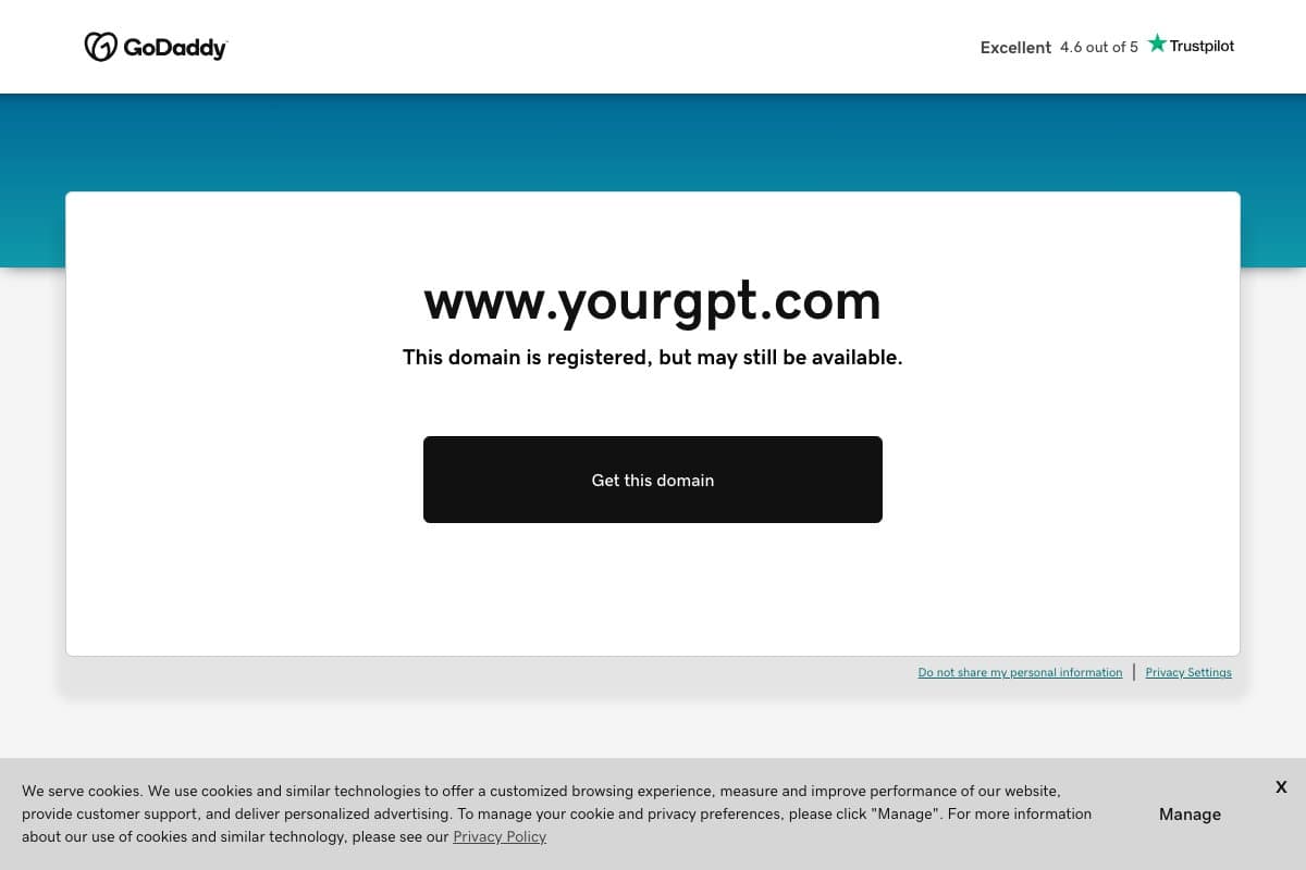 YourGPT homepage interface and features