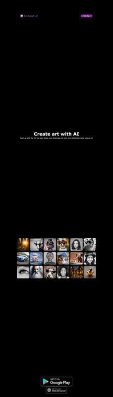 ArtblastAI homepage interface - marketing tool review