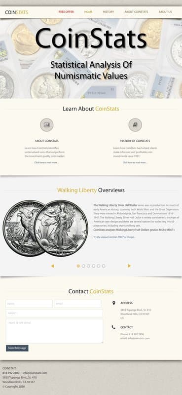 Coinstats homepage interface - marketing tool review