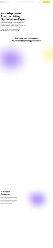 CopyMonkey homepage interface - marketing tool review