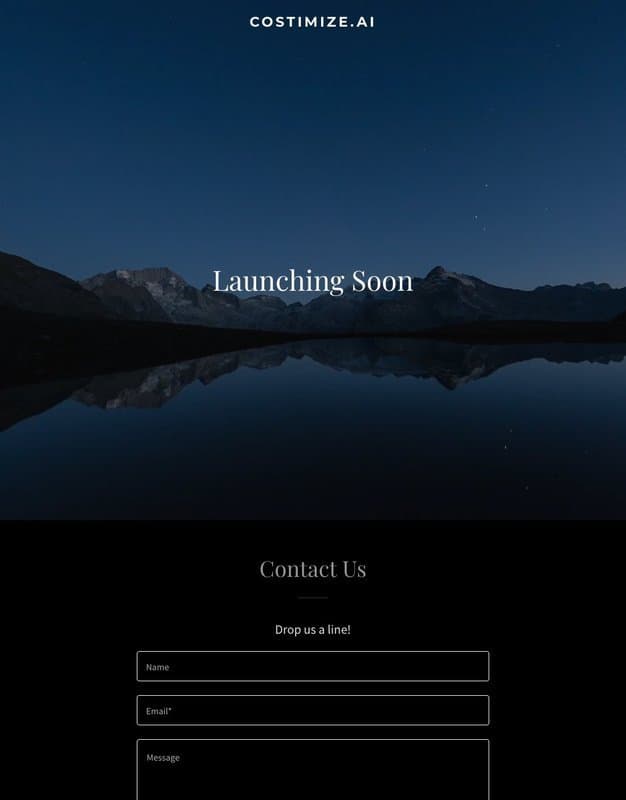 Costimize homepage interface - marketing tool review