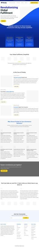 Floship homepage interface - marketing tool review