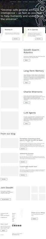 Good AI homepage interface - marketing tool review