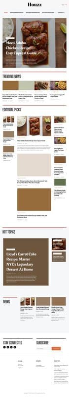 Houzz Pro homepage interface - marketing tool review