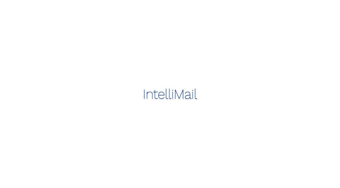 IntelliMail homepage interface - marketing tool review