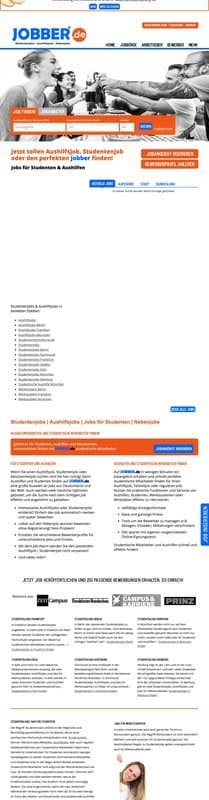 Jobber homepage interface - marketing tool review