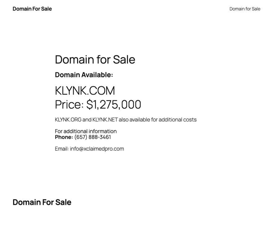 Klynk homepage interface - marketing tool review