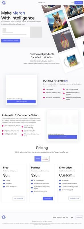 Lootgod homepage interface - marketing tool review