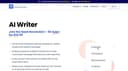 Outreachwriter homepage interface - marketing tool review