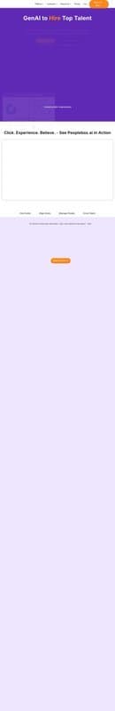 Peoplebox homepage interface - marketing tool review