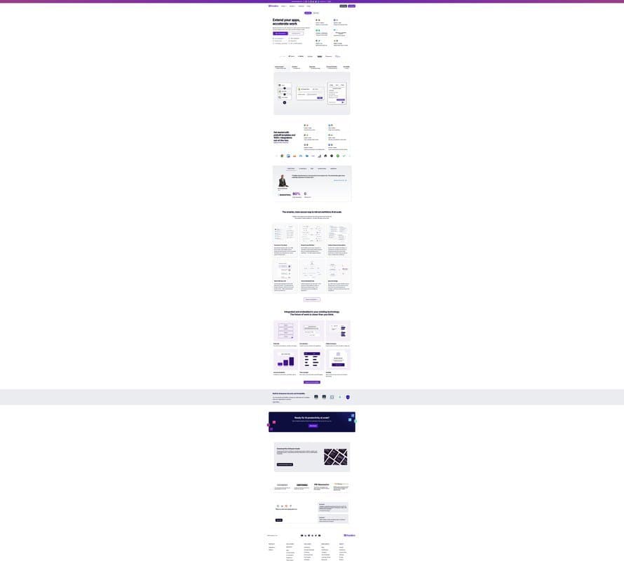 PixieBrix homepage interface - marketing tool review