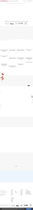 Postoplan homepage interface - marketing tool review