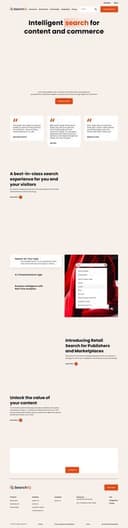 Searchiq homepage interface - marketing tool review