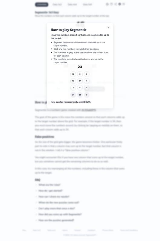Segmentle homepage interface - marketing tool review