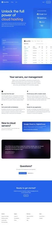 Serverpilot homepage interface - marketing tool review