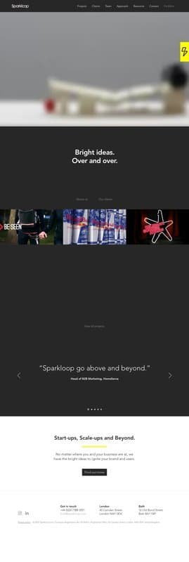 Sparkloop homepage interface - marketing tool review