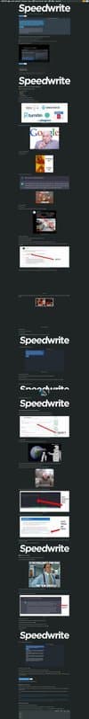 Speedwrite homepage interface - marketing tool review