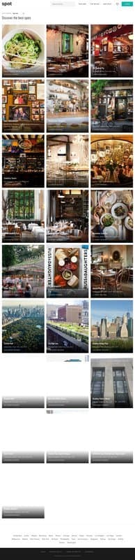 Spot homepage interface - marketing tool review