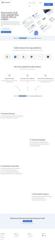 Trustbucket homepage interface - marketing tool review