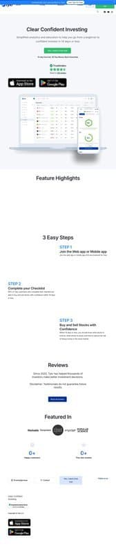 Tykr homepage interface - marketing tool review