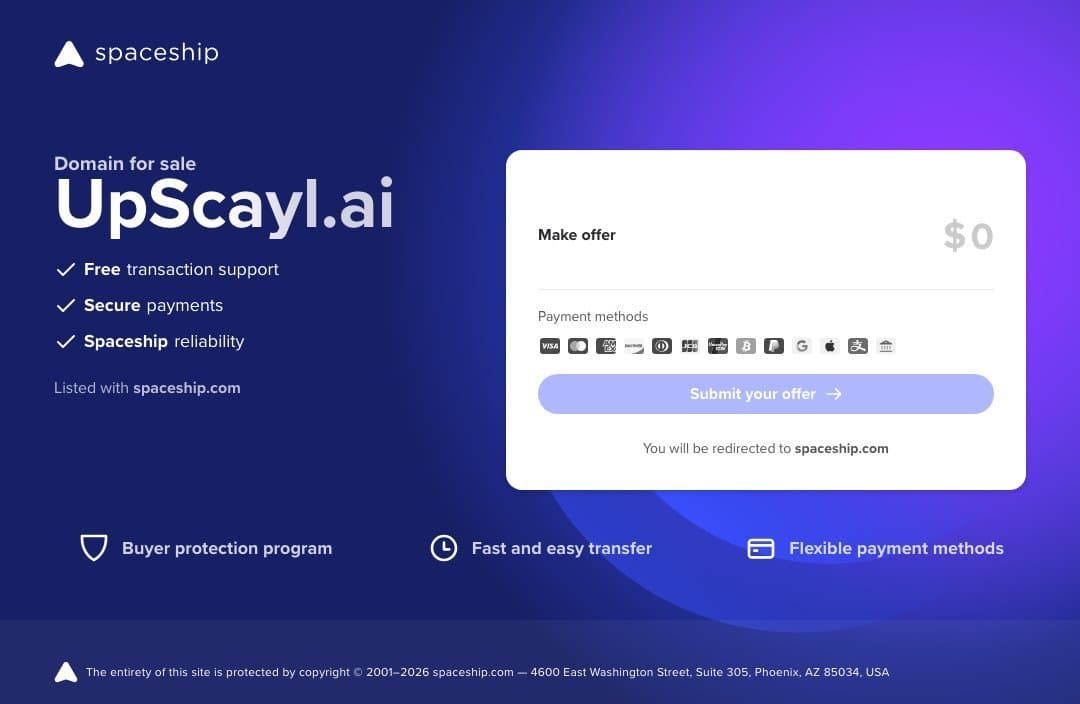 Upscayl homepage interface - marketing tool review