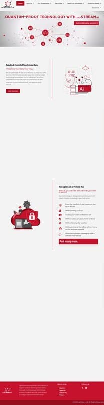 Upstream AI homepage interface - marketing tool review