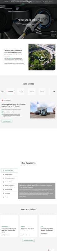 Vev homepage interface - marketing tool review