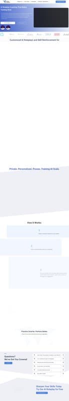 Virtual Sapiens AI homepage interface - marketing tool review