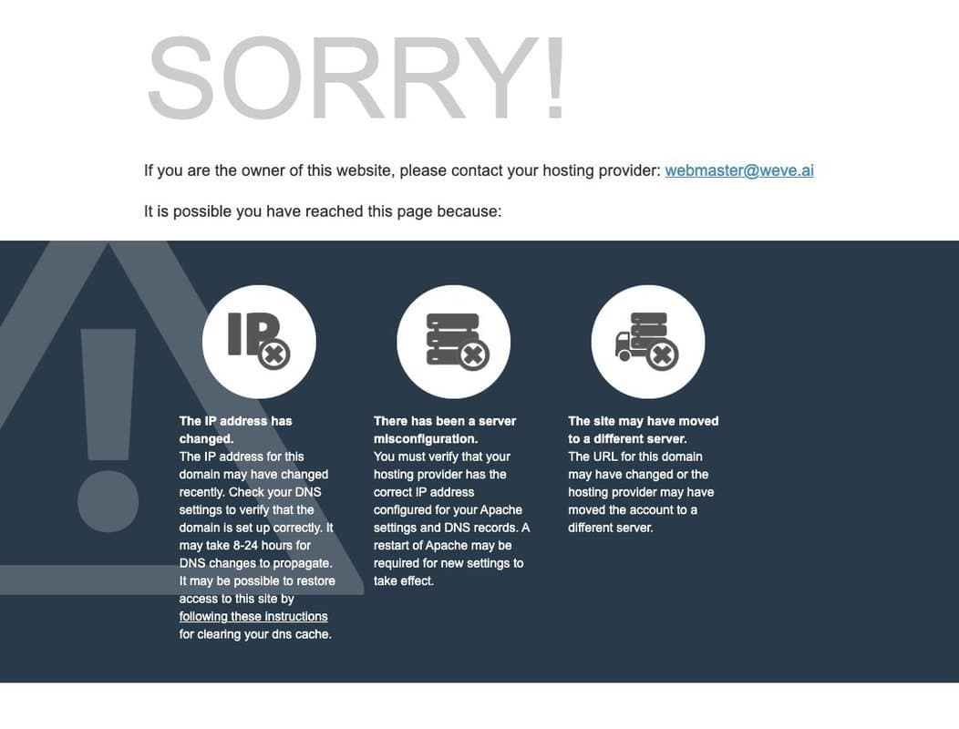 Weve homepage interface - marketing tool review