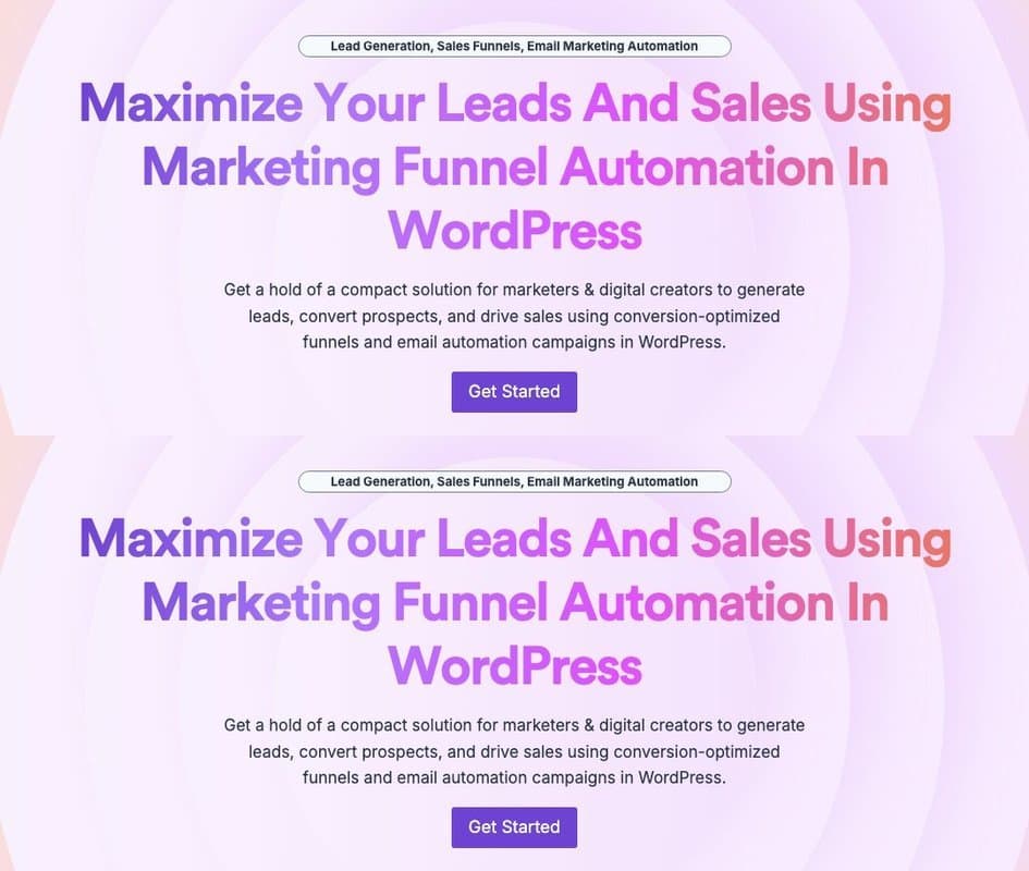 Wpfunnels homepage interface - marketing tool review