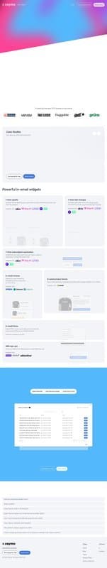 Zaymo homepage interface - marketing tool review